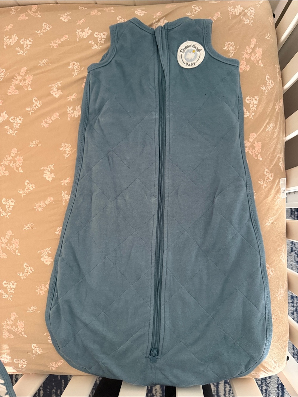 Dreamland baby- Non-weighted - Baby Sleeveless Sleep Sack - Slate Blue